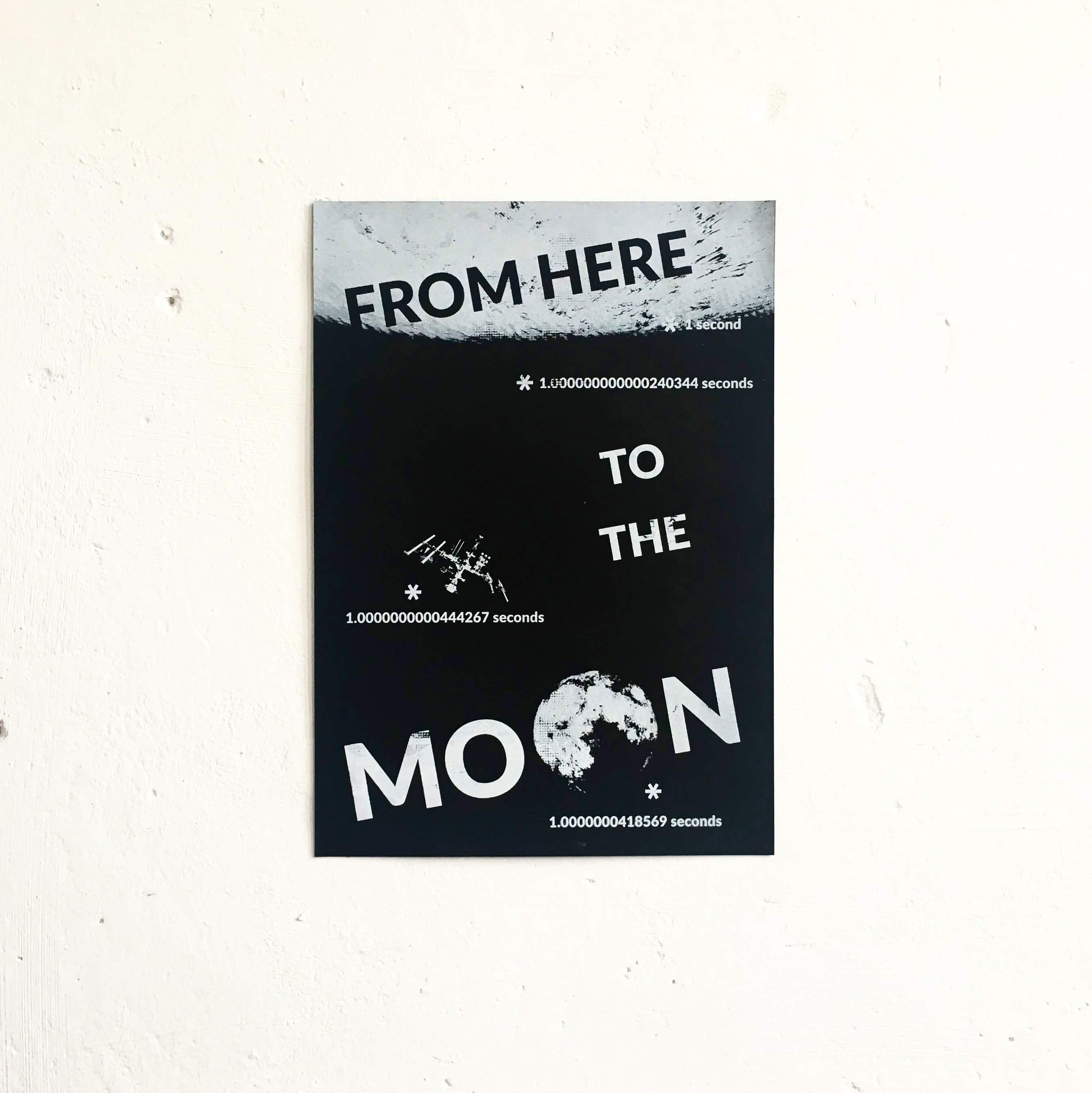 From Here to the Moon Poster